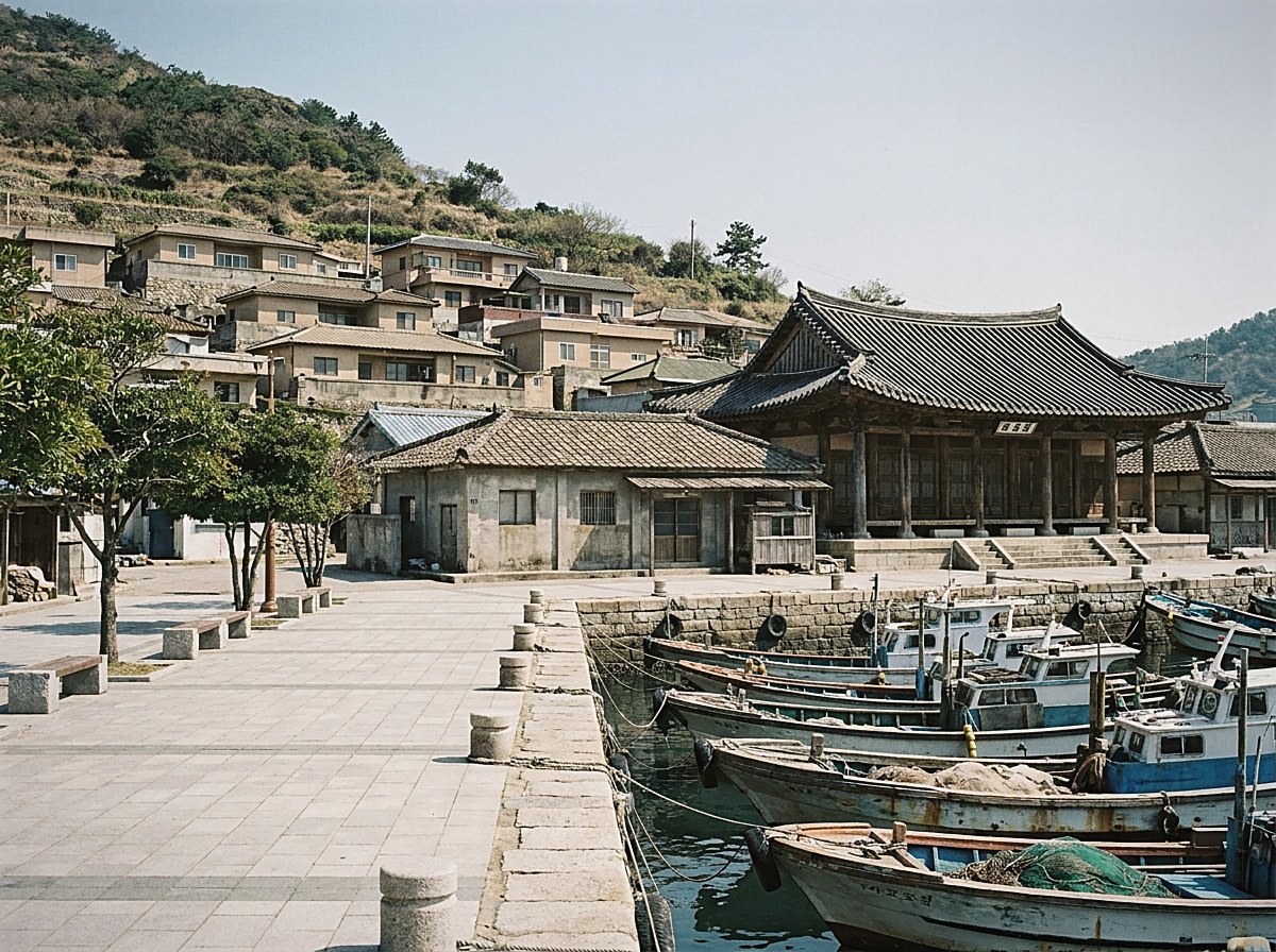 여수시 여수항·원도심 전경