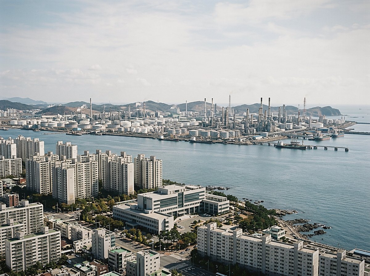 여수시 여천·국가산단 전경